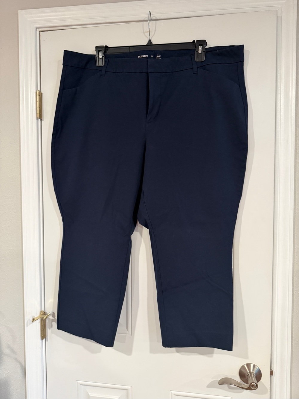 Old Navy Navy Cropped Ankle Pants for Women